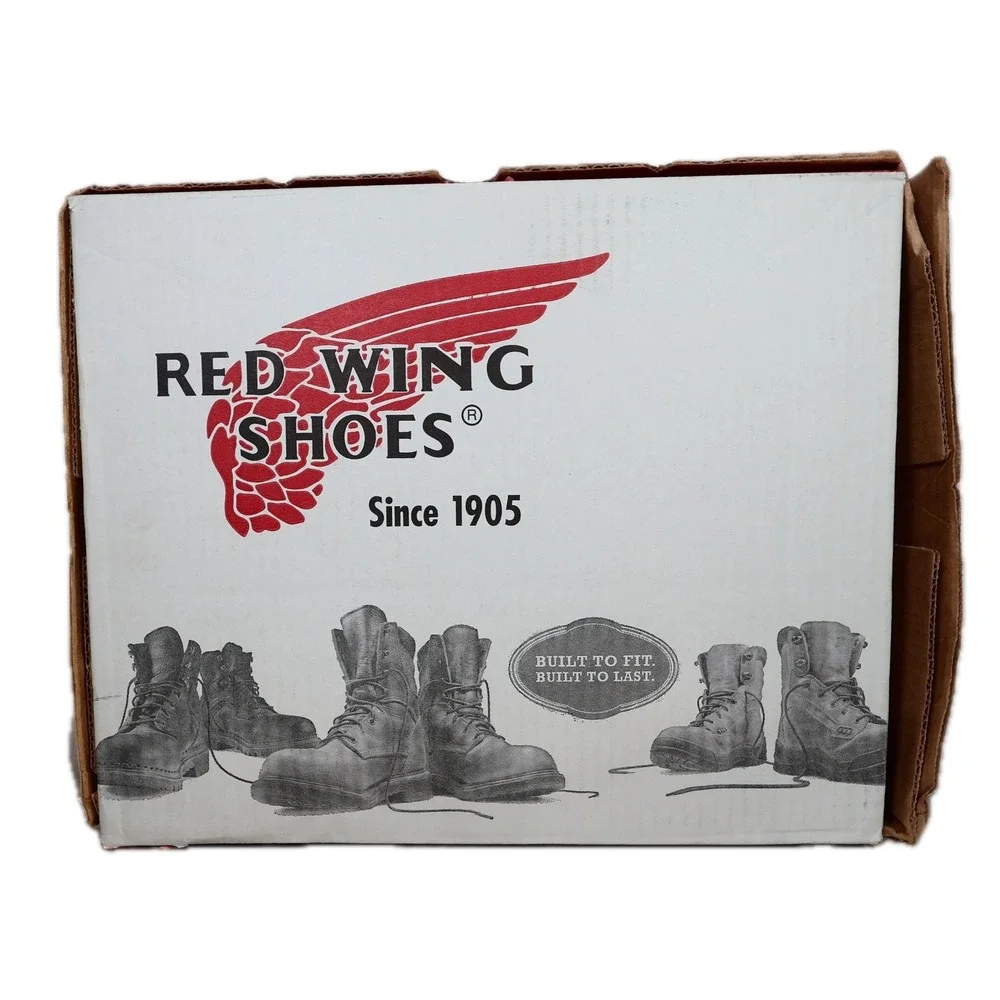 Red Wing 1210 Work Boots Mens 12 E3 Brown Leather 8 Inch Thinsulate Made in USA